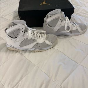 Air Jordan 7 Retro 23 White/Metallic Silver Men’s Size 9